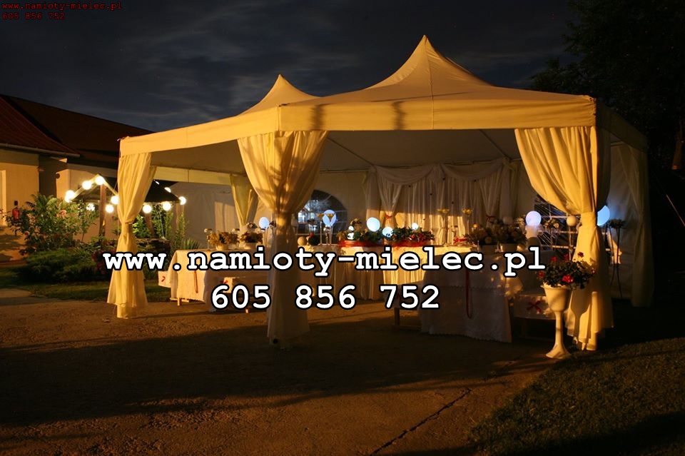Mielec. Namiot weselny, plenerowy, turek pagoda pawilon nr 1. Mielec. Namiot na poprawiny, namiot na komunię. Namiot weselny, plenerowy, turek pagoda pawilon nr 1.